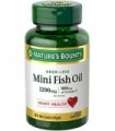 Natureøs Bounty Mini cápsulas de óleo de peixe 1290 mg, ômega-3, auxilia na saúde do coração, sem odor, 90 mini cápsulas revesti