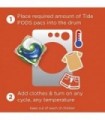 Tide PODS Plus Downy 4 em 1 HE Turbo sabão em pó, aroma fresco de abril, banheira de 61 contagens - a embalagem pode variar