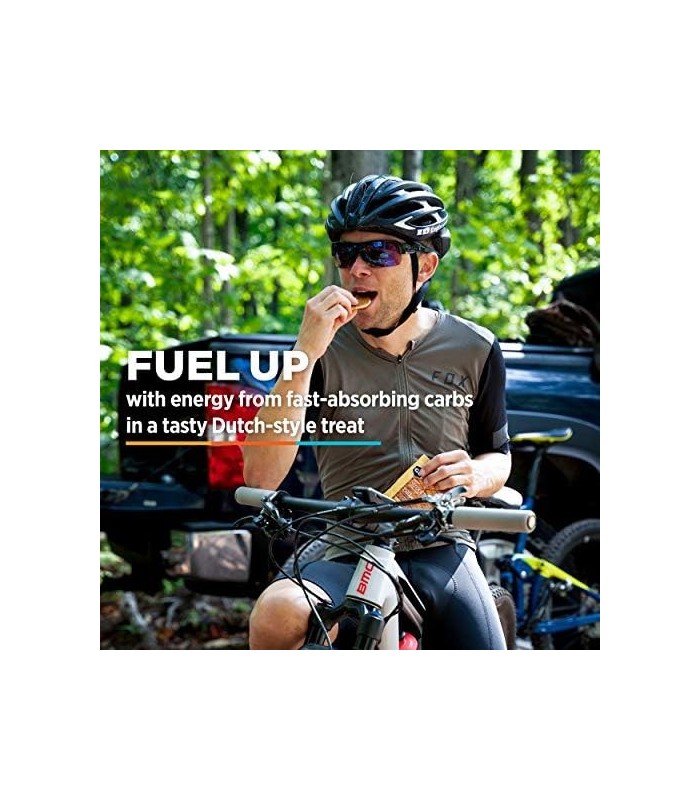 Waffle de nutrição esportiva GU Energy Stroopwafel, sabores variados (Pacote com 16)