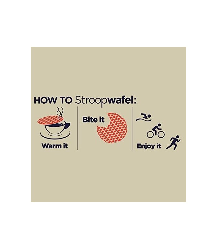 Waffle de nutrição esportiva GU Energy Stroopwafel, sabores variados (Pacote com 16)