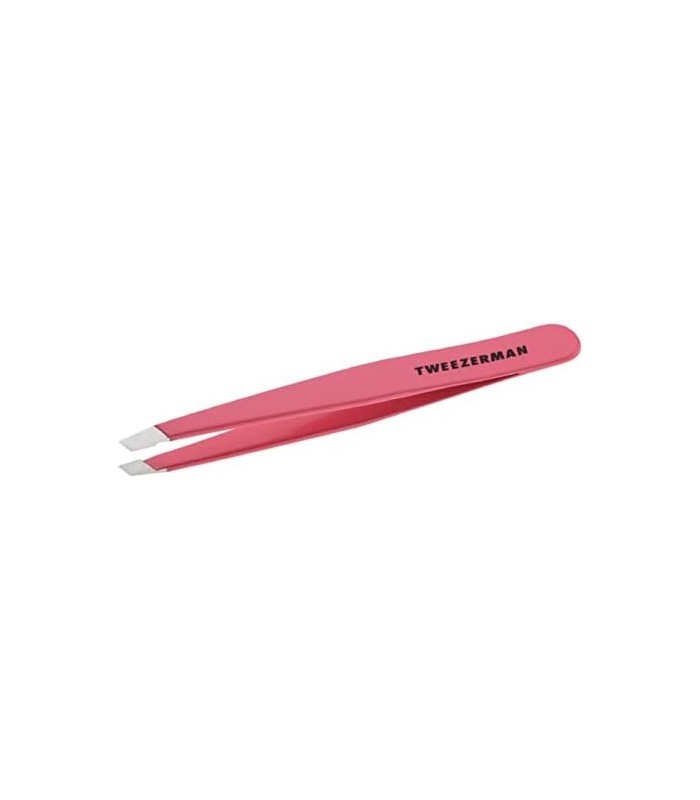 Tweezerman Fashion Color Slant Tweezer, Geranium, 1 Count