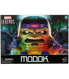 Marvel Hasbro Legends Series Avengers Escala de 6 polegadas M.O.D.O.K. e 4 acessórios para fãs de 4 anos ou mais