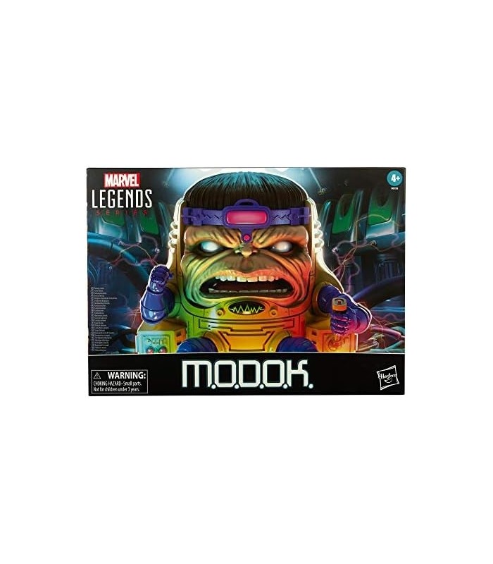 Marvel Hasbro Legends Series Avengers Escala de 6 polegadas M.O.D.O.K. e 4 acessórios para fãs de 4 anos ou mais