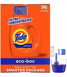 Sabonete Líquido Detergente para Lavanderia Eco-Box, Eficiência Ultra Concentrada (HE), Perfume, 96 Cargas