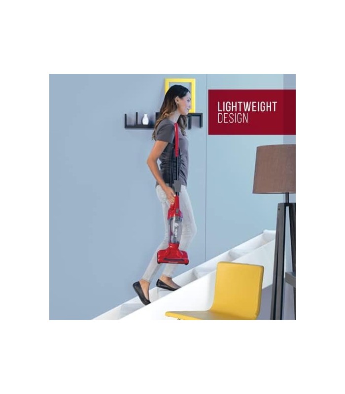 Aspirador de pó 3 em 1 Dirt Devil Vibe, aspirador de mão sem saco com fio, SD20020, vermelho