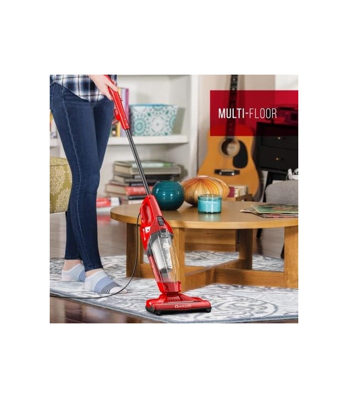 Aspirador de pó 3 em 1 Dirt Devil Vibe, aspirador de mão sem saco com fio, SD20020, vermelho
