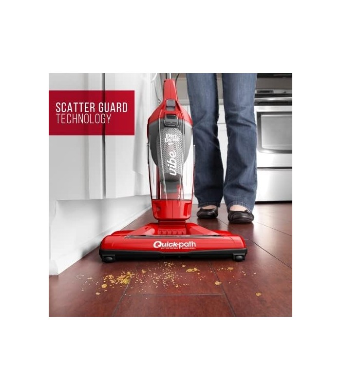 Aspirador de pó 3 em 1 Dirt Devil Vibe, aspirador de mão sem saco com fio, SD20020, vermelho