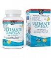 Nordic Naturals Ultimate Omega, sabor limão - 90 géis macios - 1280 mg Omega-3 - Suplemento de óleo de peixe ômega-3 com EPA e D