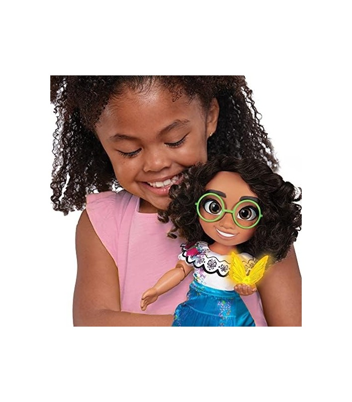 Boneca Disney Encanto Mirabel com recurso de canto e borboleta mágica