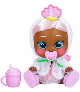 Cry Babies Kiss Me Daphne - 12 Baby Doll | Recurso de bochechas vermelhas de luxo | Roupa Mutável Brilhante com Mamadeira de Bôn