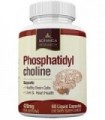 Complexo de fosfatidilcolina, uma fórmula nootrópica totalmente natural para a saúde do cérebro, fígado e suporte cognitivo - 60