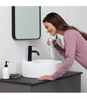 Waterpik Cordless Water Flosser, operado por bateria e portátil para viagens e casa, ADA Aceito Cordless Express, Branco WF-02