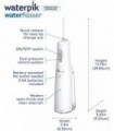 Waterpik Cordless Water Flosser, operado por bateria e portátil para viagens e casa, ADA Aceito Cordless Express, Branco WF-02