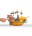 Playset Super Mario Deluxe Bowsers Air Ship com Mario Action - Sons autênticos do jogo e hélices giratórias