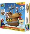 Playset Super Mario Deluxe Bowsers Air Ship com Mario Action - Sons autênticos do jogo e hélices giratórias
