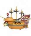 Playset Super Mario Deluxe Bowsers Air Ship com Mario Action - Sons autênticos do jogo e hélices giratórias