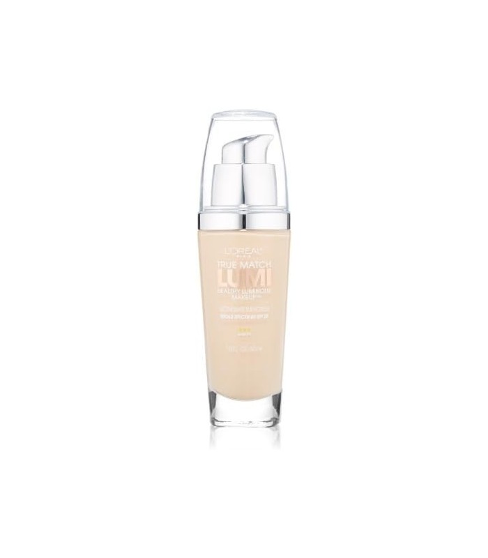 LOreal Paris True Match Lumi Healthy Luminous Makeup, W1-2 Porcelain Ivory, 1 fl oz.