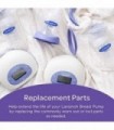 Pacote de peças da bomba Lansinoh para bombas elétricas duplas Lansinoh
