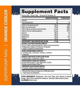 Gaspari Nutrition SuperPump MAX, o melhor pó pré-treino, pré-treino de energia sustentada, reforço de óxido nítrico, crescimento