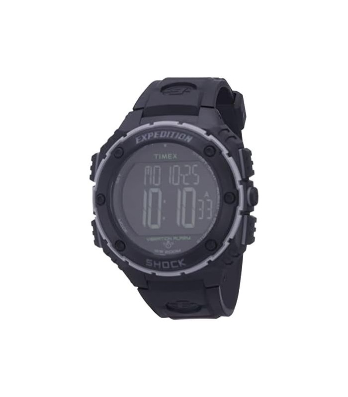 relógio Timex Mens Expedition Shock XL com alarme vibratório 50 mm