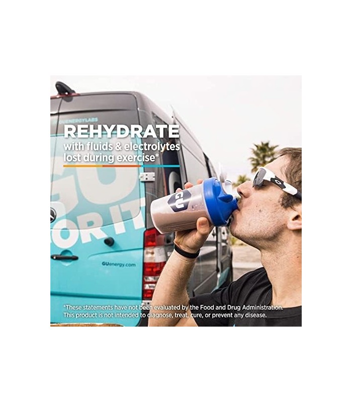 GU Energy Roctane Ultra Endurance Protein Recovery Mix, 10 Pacotes, Vanilla Bean