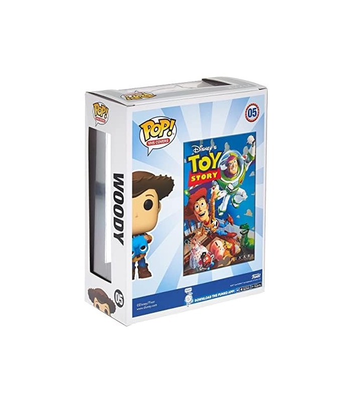 Funko Pop! Capa do VHS: Disney - Toy Story, Woody Holding Lenny (Exclusivo da Amazon)