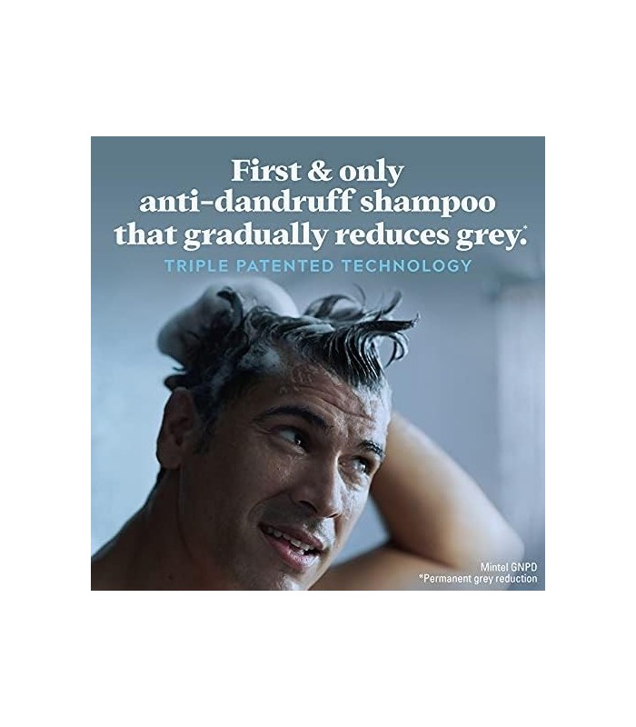 Just For Men Control GX Grey Reducing Anti-Dandruff Shampoo, Coloração gradual do cabelo, Controla a caspa com tratamento de zin