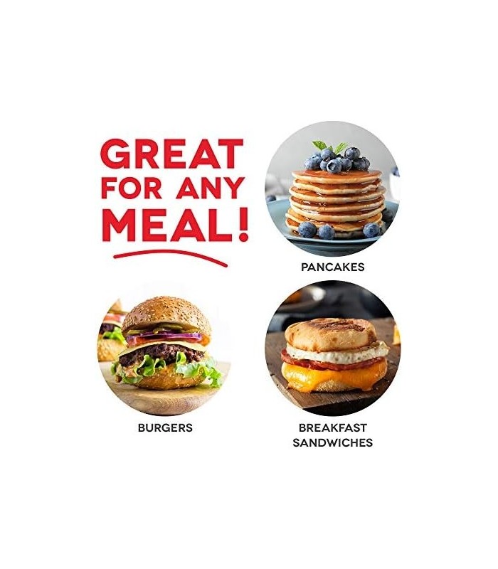 DASH Mini Maker Grelha redonda elétrica para panquecas individuais, biscoitos, ovos e outros em movimento Café da manhã, almoço