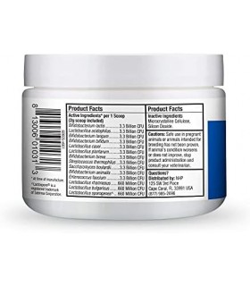 Dr. Mercola Complete Probiotics Powder Supplement para cães e gatos, 3,17 onças (90g), suporta função imunológica, suporte, não