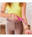 Cool Maker, Shimmer Me Body Art com rolo, 4 folhas metálicas e 180 tatuagens temporárias para crianças a partir de 8 anos