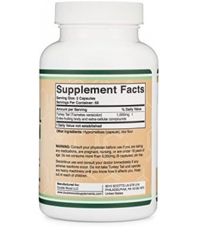 Suplemento de cogumelo de cauda de peru (120 cápsulas - suprimento de 2 meses) (Coriolus Versicolor) Suporte abrangente ao siste