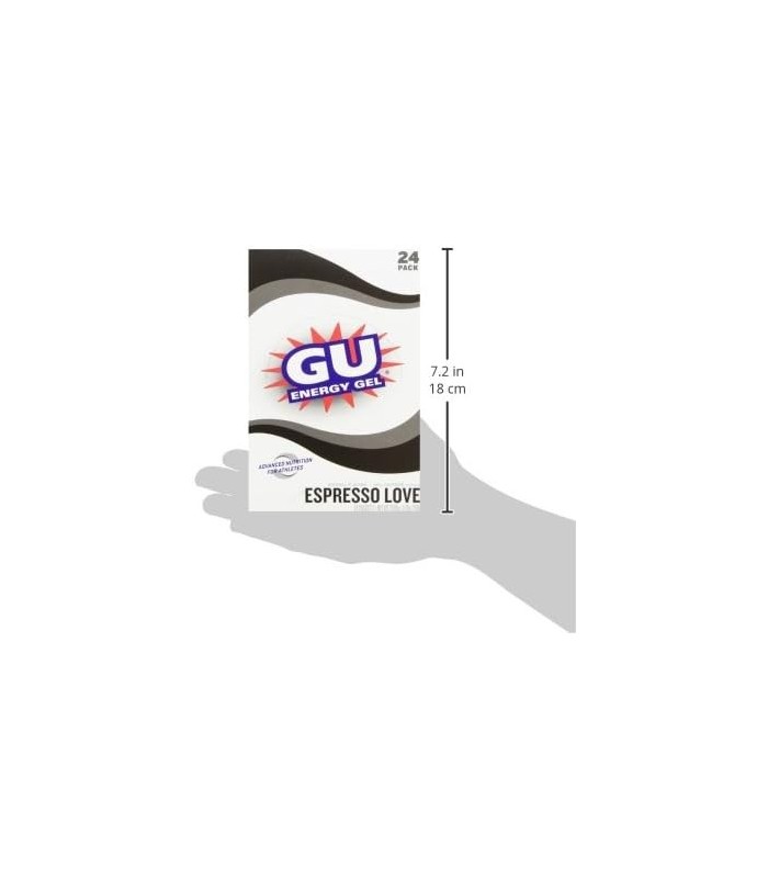 GU Energy Gel de Nutrição Esportiva, 24-Count, Espresso Love