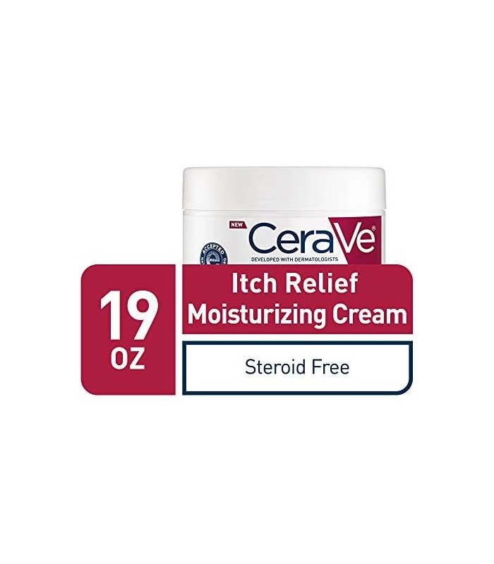 CeraVe Creme Hidratante para Alívio de Coceira | Creme Anticoceira com Cloridrato de Pramoxina | Alivia coceira com pequenas irr