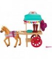 Mattel Spirit Untamed Miradero Riding Gear Carrinho com rodas giratórias, canopy, pônei de 5 polegadas e acessórios relacionados