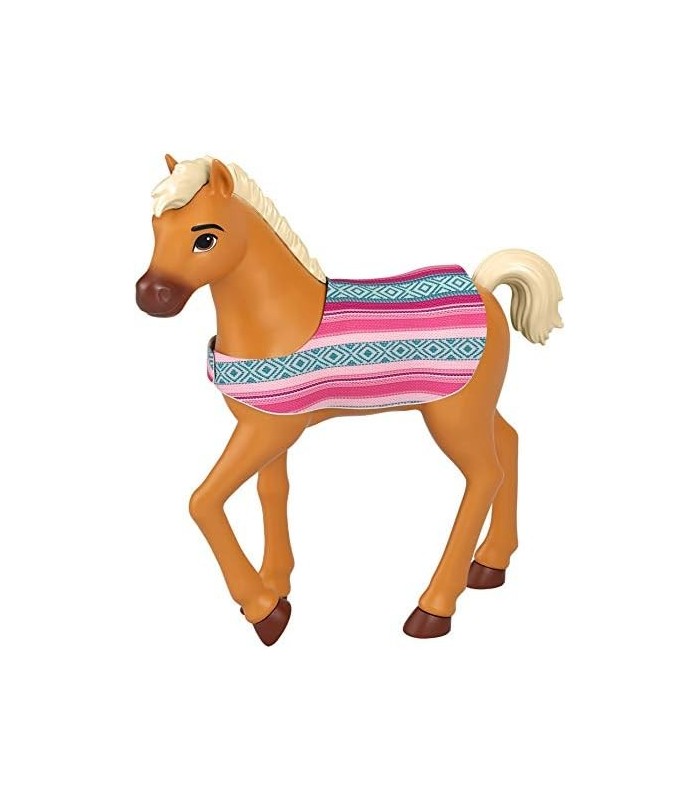 Mattel Spirit Untamed Miradero Riding Gear Carrinho com rodas giratórias, canopy, pônei de 5 polegadas e acessórios relacionados