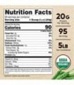 Pó Isolado de Proteína de Ervilha Orgânica Nutricost (5LBS) - Sem sabor, Orgânico Certificado pelo USDA, Proteína de Plantas, Ad