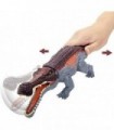 Jurassic World Massive Biters Ação de dinossauro Sarcosuchus de tamanho maior com ataque ativado pela cauda e ação de mastigar,