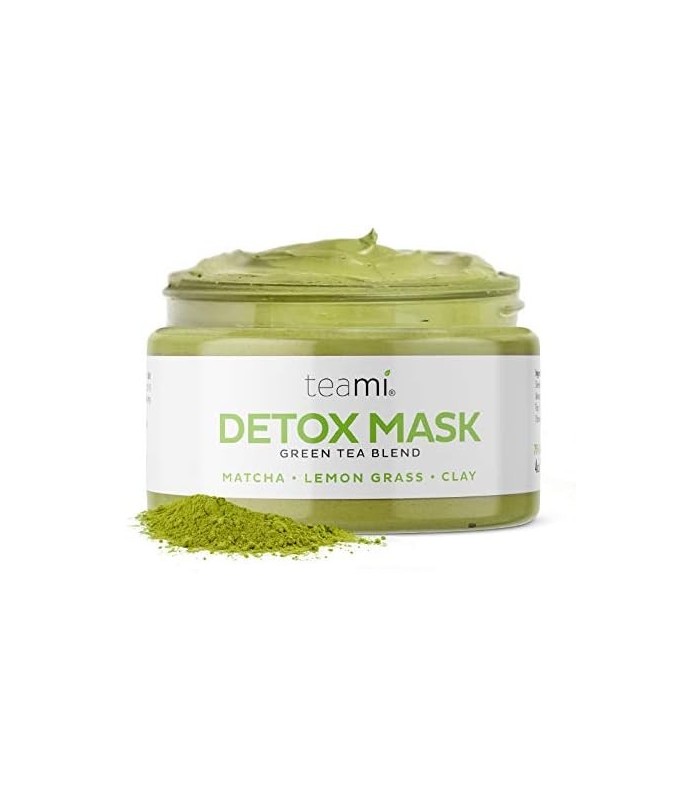 Teami Detox Face Masks Skincare Facial Skin Care Products: Green Tea Detox Mask Limpeza Profunda Minimizador de Poros e Removedo