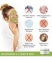Teami Detox Face Masks Skincare Facial Skin Care Products: Green Tea Detox Mask Limpeza Profunda Minimizador de Poros e Removedo