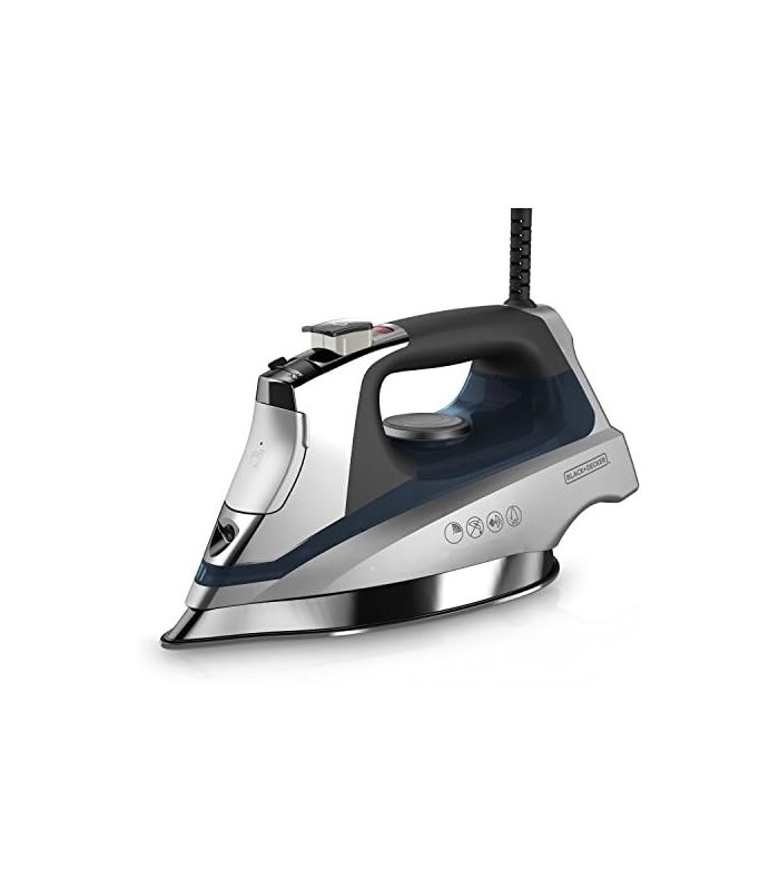 BLACK+DECKER Allure Professional Steam Iron, Comfort Grip, base em aço inoxidável, D3030