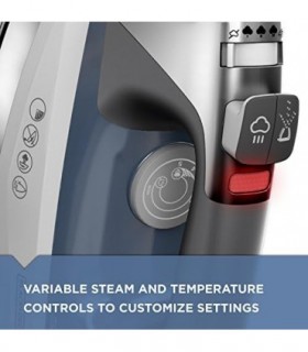 BLACK+DECKER Allure Professional Steam Iron, Comfort Grip, base em aço inoxidável, D3030