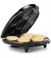 Holstein Housewares Non-Stick 6-Section Multi-Food Maker - Arepas, Mini Pancakes, Corncakes e mais, 6-PC, Preto