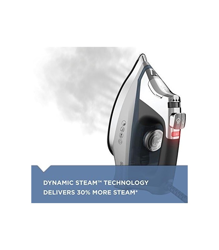 BLACK+DECKER Allure Professional Steam Iron, Comfort Grip, base em aço inoxidável, D3030