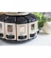 KitchenArt 57010 Select-A-Spice Auto-Measure Carousel Professional Series, Cetim
