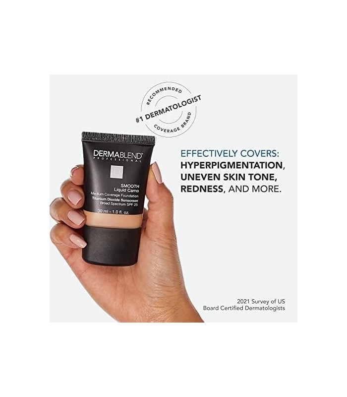 Base Líquida Suave Dermablend com FPS 25, 25N Natural, 1 Fl. oz.