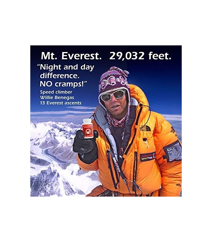 Suplemento de ácido láctico pré-treino SportLegs Fast Fitness Boost, frasco com 120 tampas, embalagem com 1