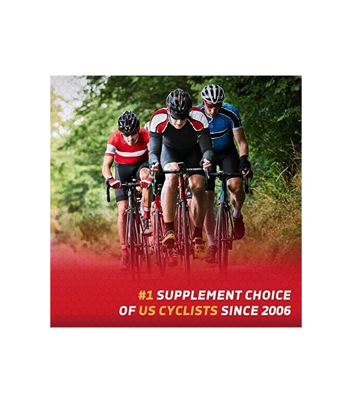 Suplemento de ácido láctico pré-treino SportLegs Fast Fitness Boost, frasco com 120 tampas, embalagem com 1