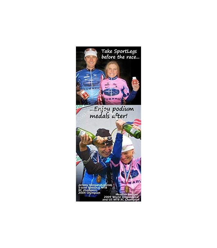 Suplemento de ácido láctico pré-treino SportLegs Fast Fitness Boost, frasco com 120 tampas, embalagem com 1