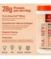 Natreve Whey Protein Powder - 28g Proteína Whey Alimentada com Grama com Aminoácidos, Probióticos e Colágeno - Parfait de Mantei