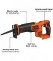 BLACK+DECKER 20V MAX* POWERCONNECT in. Serra alternativa sem fio (BDCR20B)
